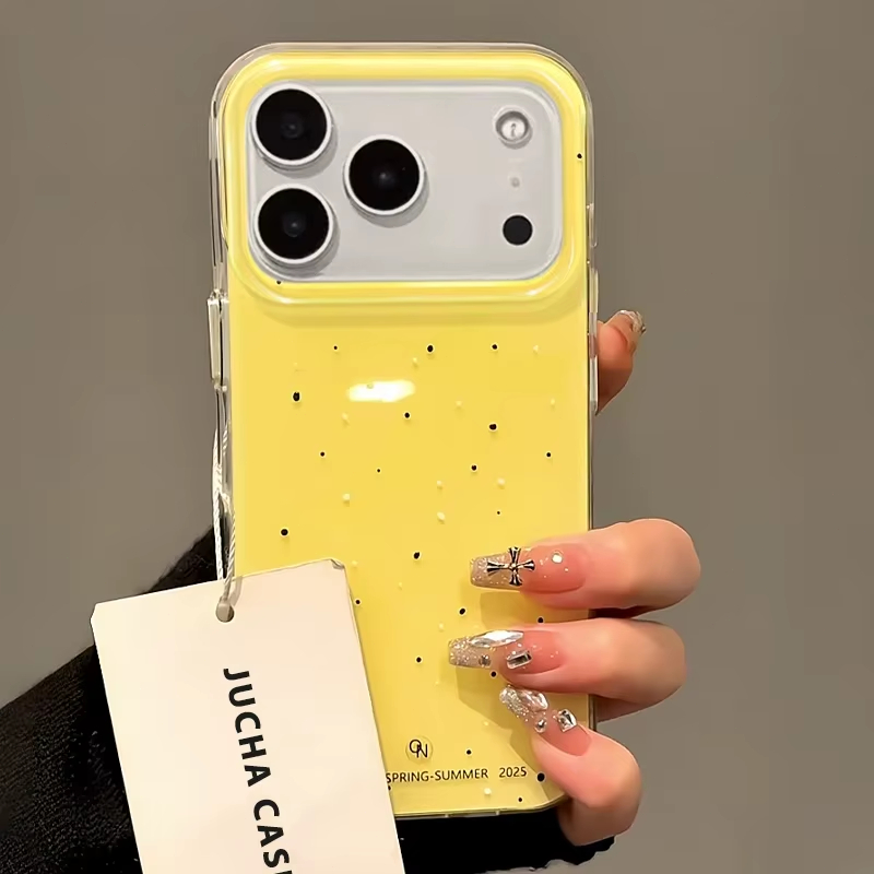 Simple Korean-Style White spla - Phone Cases Y2K recension och pris