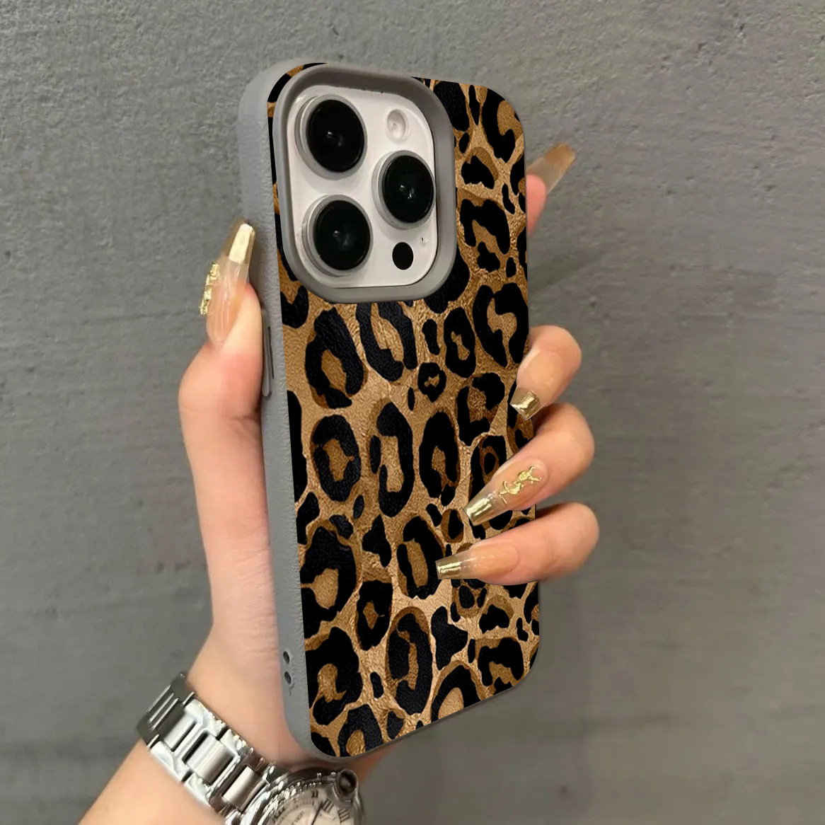 INS Brown Leopard Print Phone  - Phone Cases Brown recension och pris