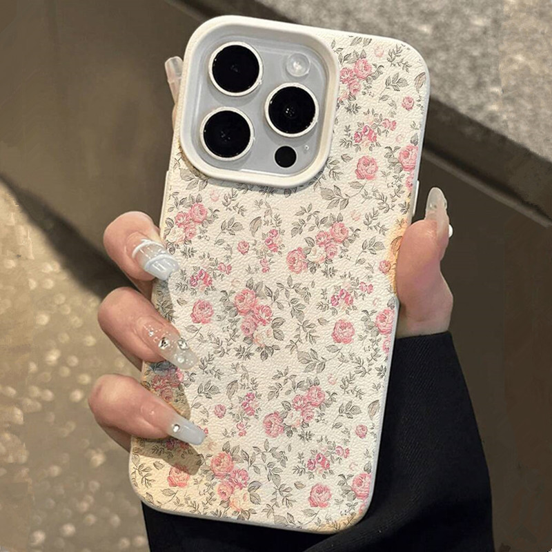 Adorable Girl Floral White Cla - Phone Cases Cool Girl recension och pris