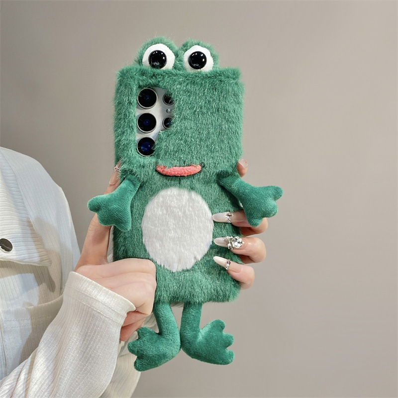 Plush Frog Phone Case, Cute Gr - Phone Cases Galaxy S26 recension och pris