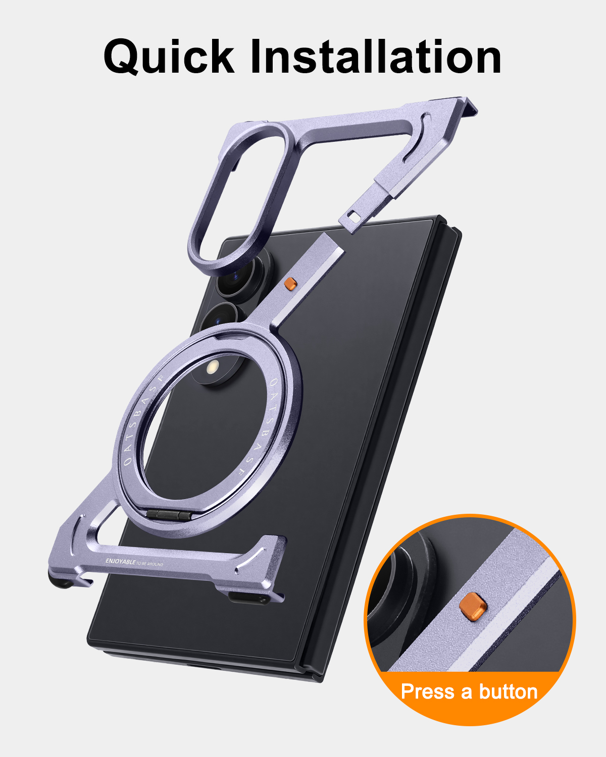Eary for Samsung Galaxy Z Fold - Military Grade Case recension och pris